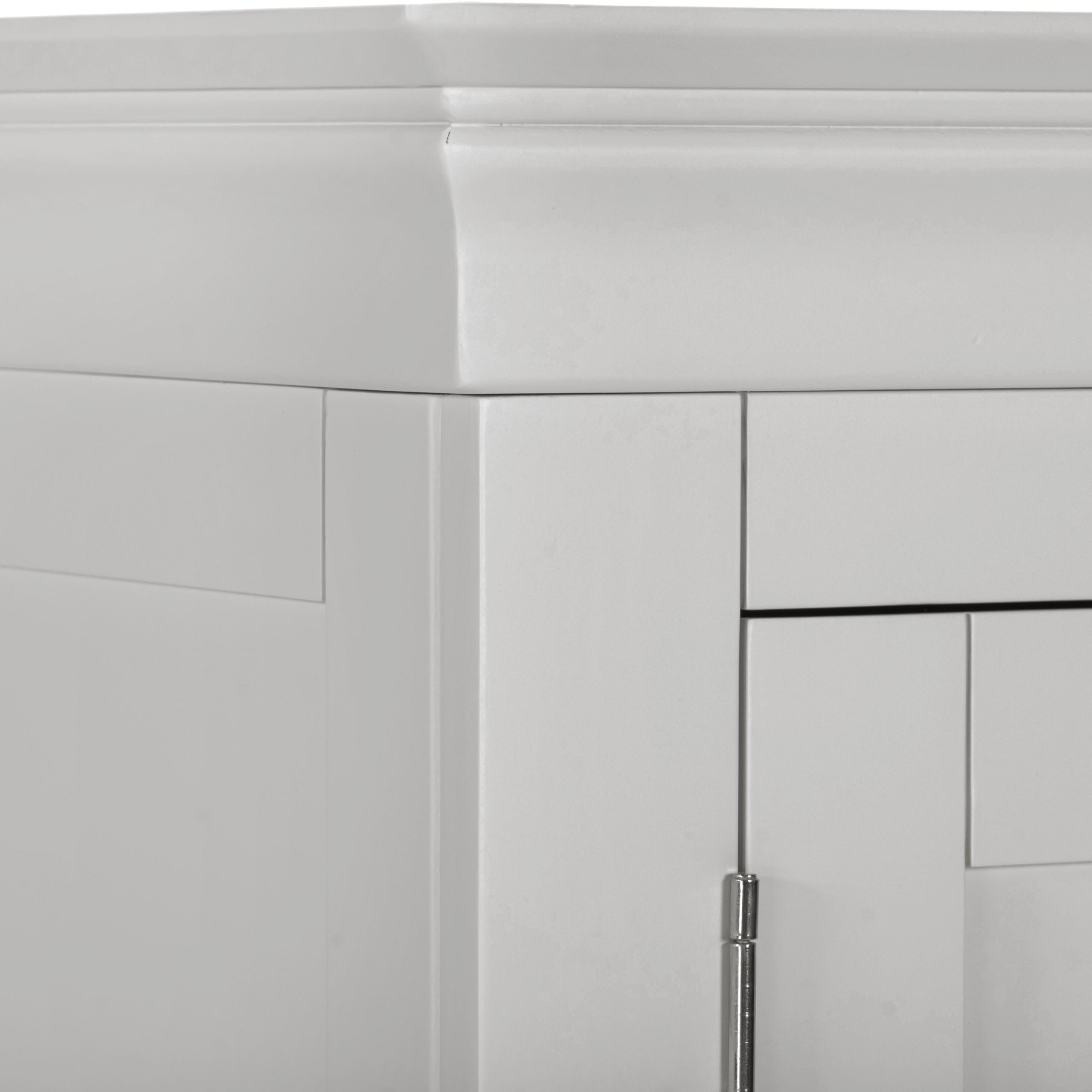 Bordeaux 2 Door Wardrobe - Pebble Grey