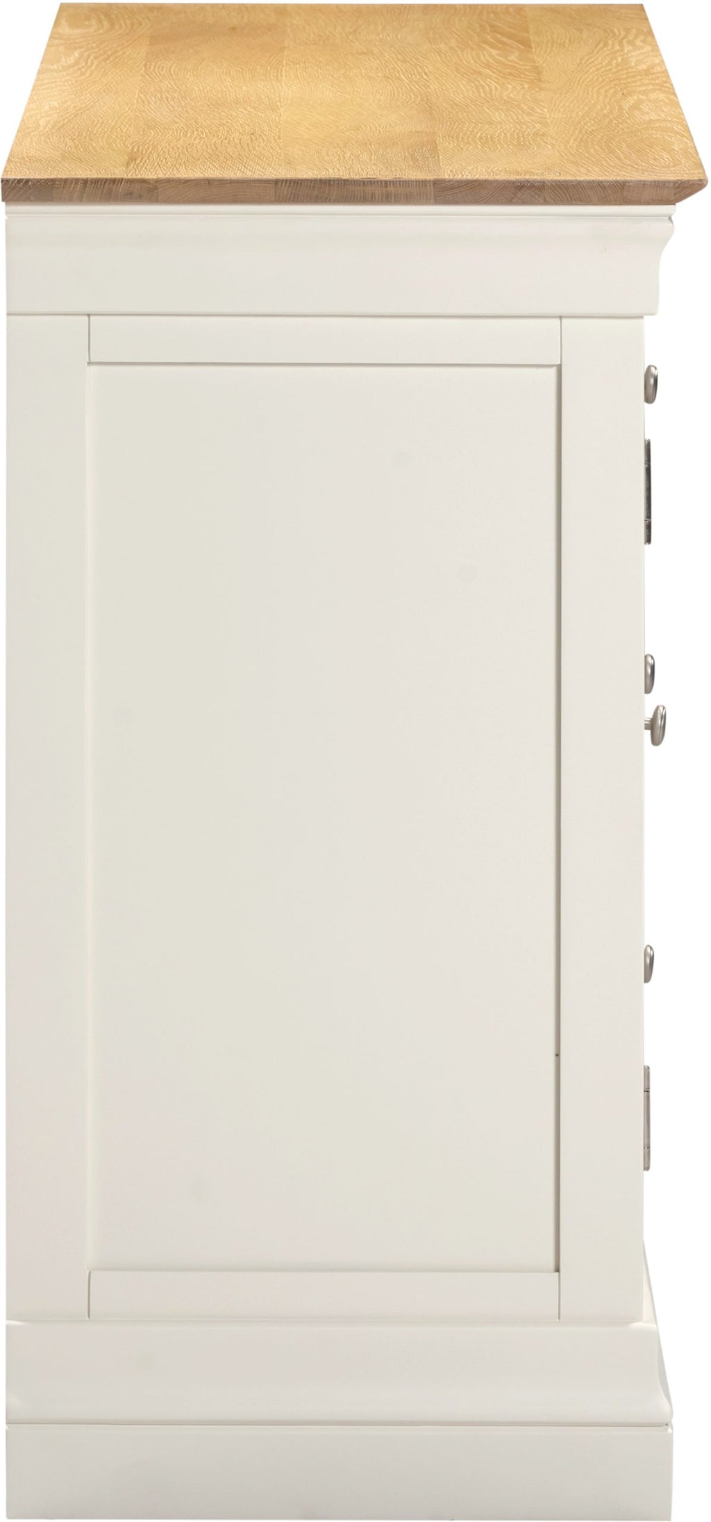 Bordeaux 2 Door 3 Drawer Sideboard - Ivory/Oak