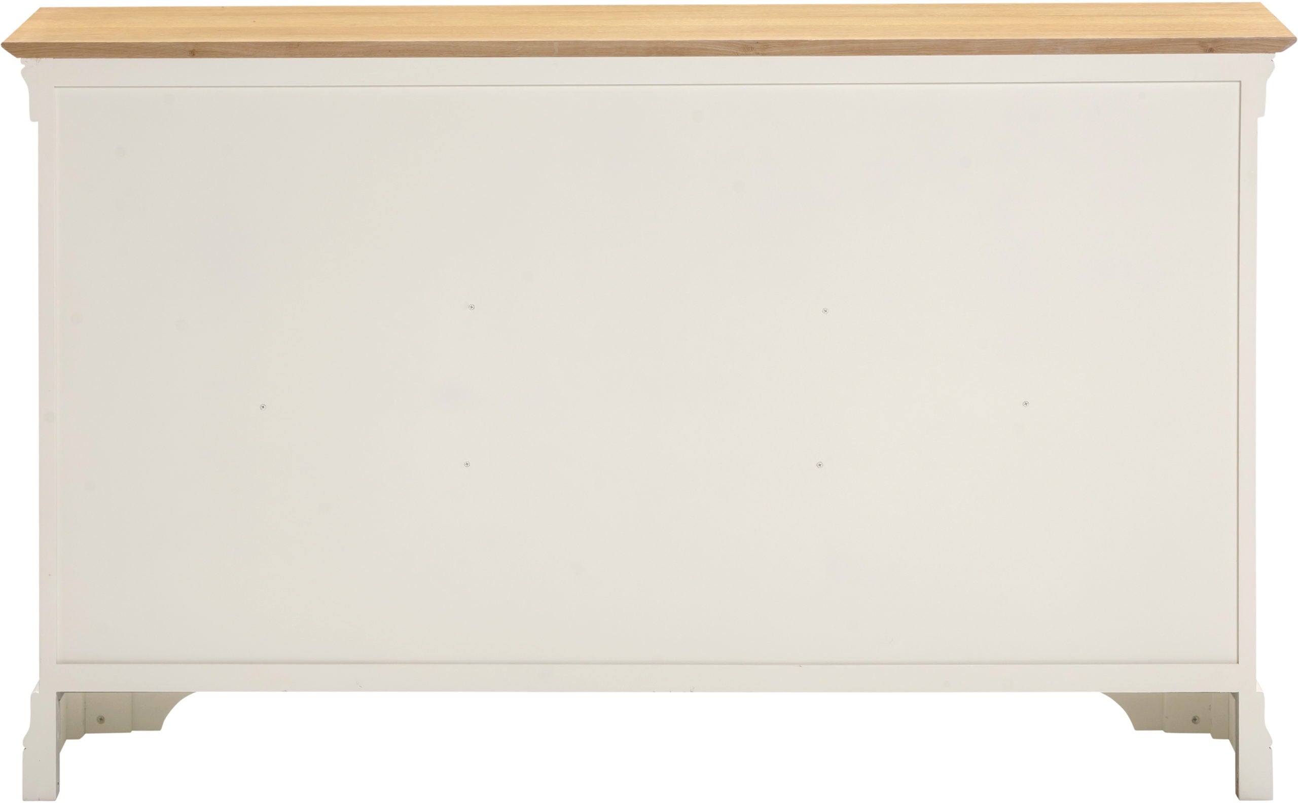 Bordeaux 2 Door 3 Drawer Sideboard - Ivory/Oak