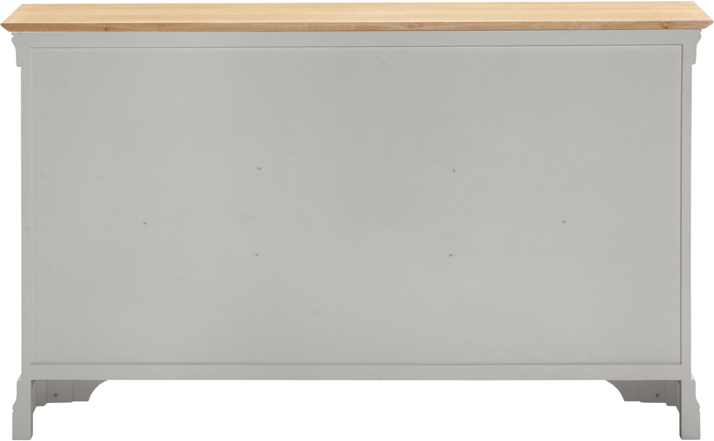 Bordeaux 2 Door 3 Drawer Sideboard - Pebble Grey/Oak