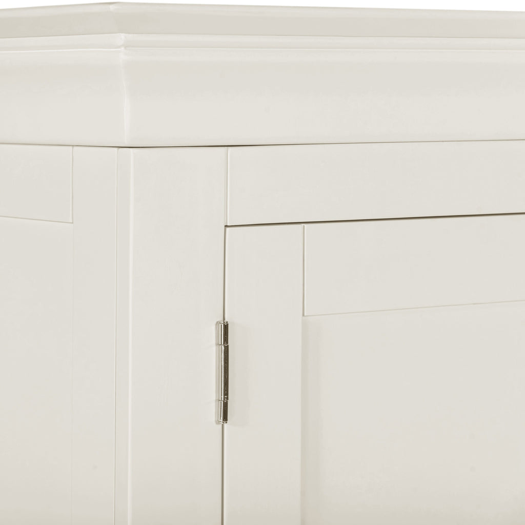 Bordeaux 3 Door Wardrobe - Ivory
