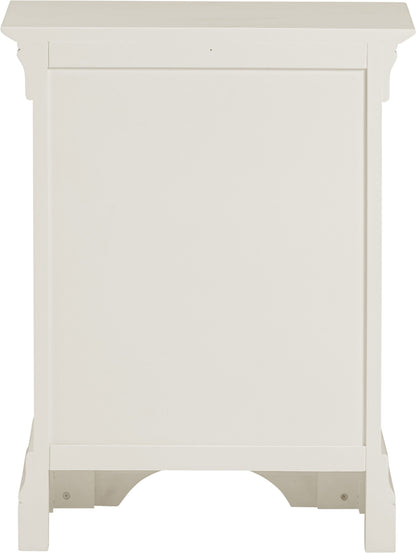 Bordeaux 3 Drawer Bedside - Ivory