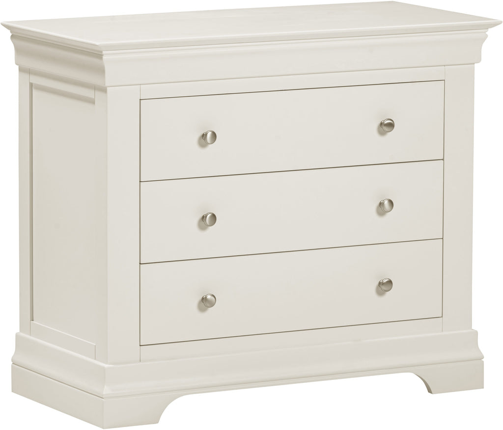 Bordeaux 3 Drawer Chest - Ivory