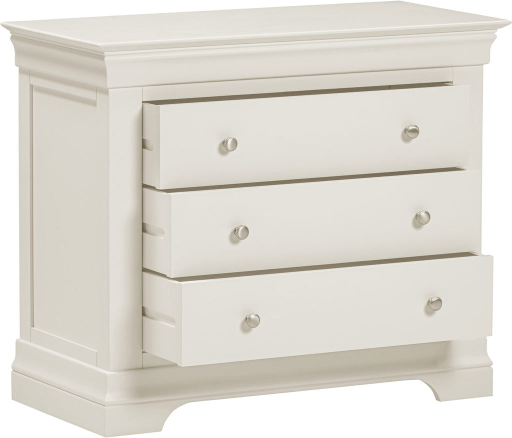 Bordeaux 3 Drawer Chest - Ivory