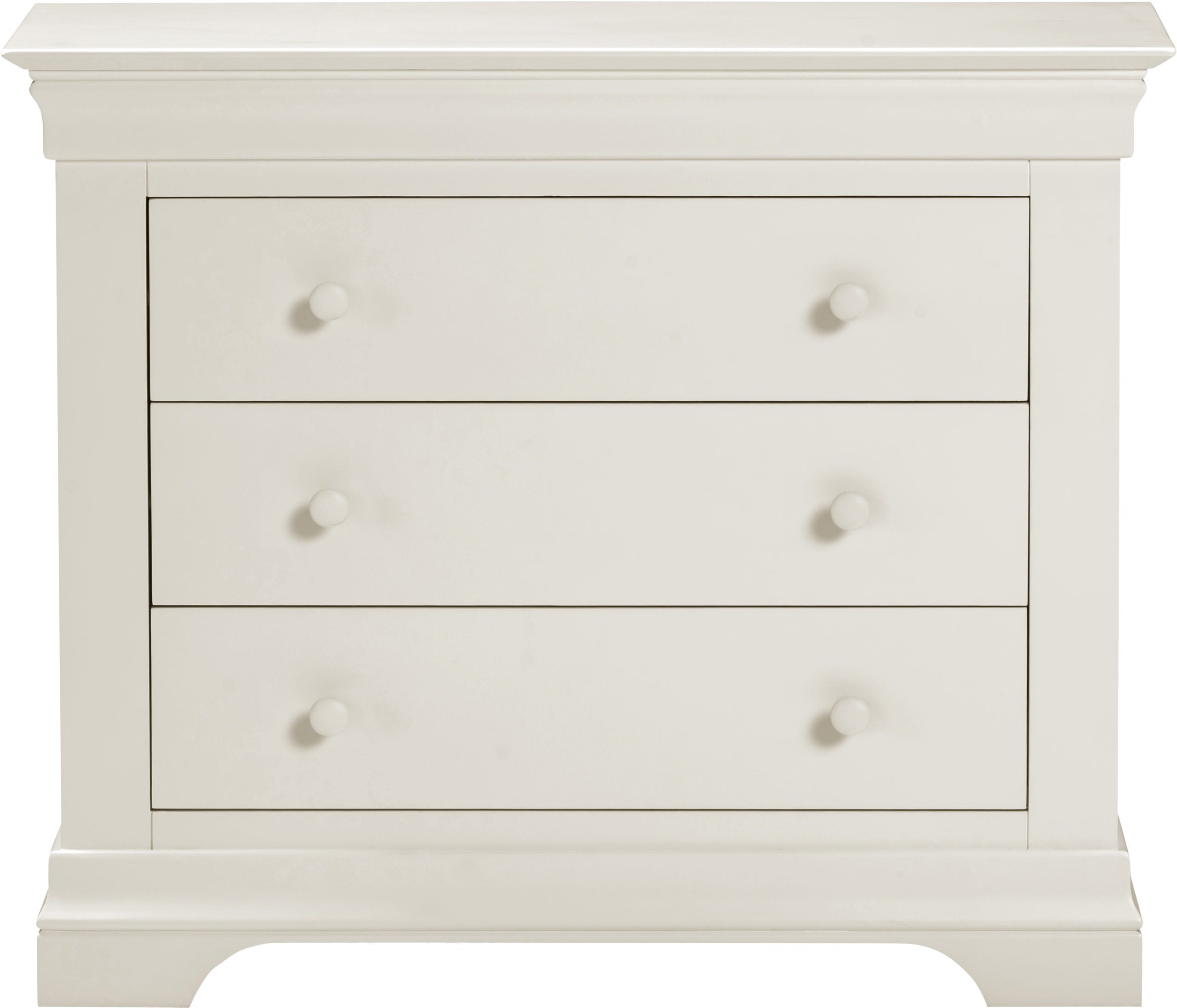 Bordeaux 3 Drawer Chest - Ivory