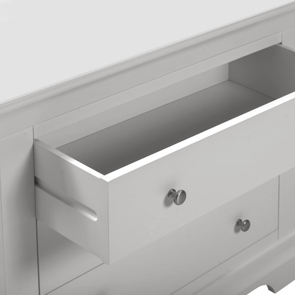 Bordeaux 3 Drawer Chest - Pebble Grey