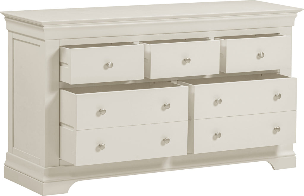 Bordeaux 3+2 Drawer Chest - Ivory