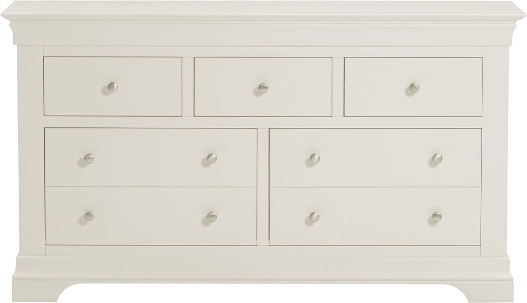 Bordeaux 3+2 Drawer Chest - Ivory