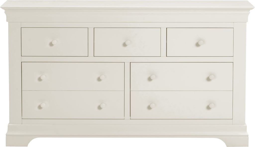 Bordeaux 3+2 Drawer Chest - Ivory