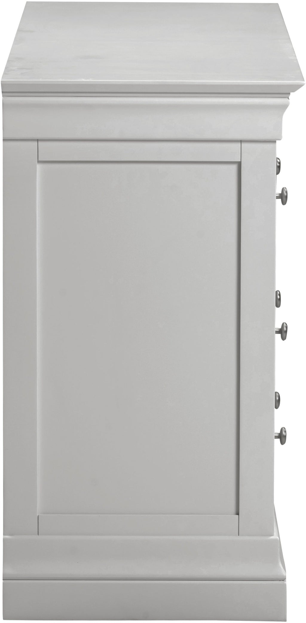 Bordeaux 3+2 Drawer Chest - Pebble Grey