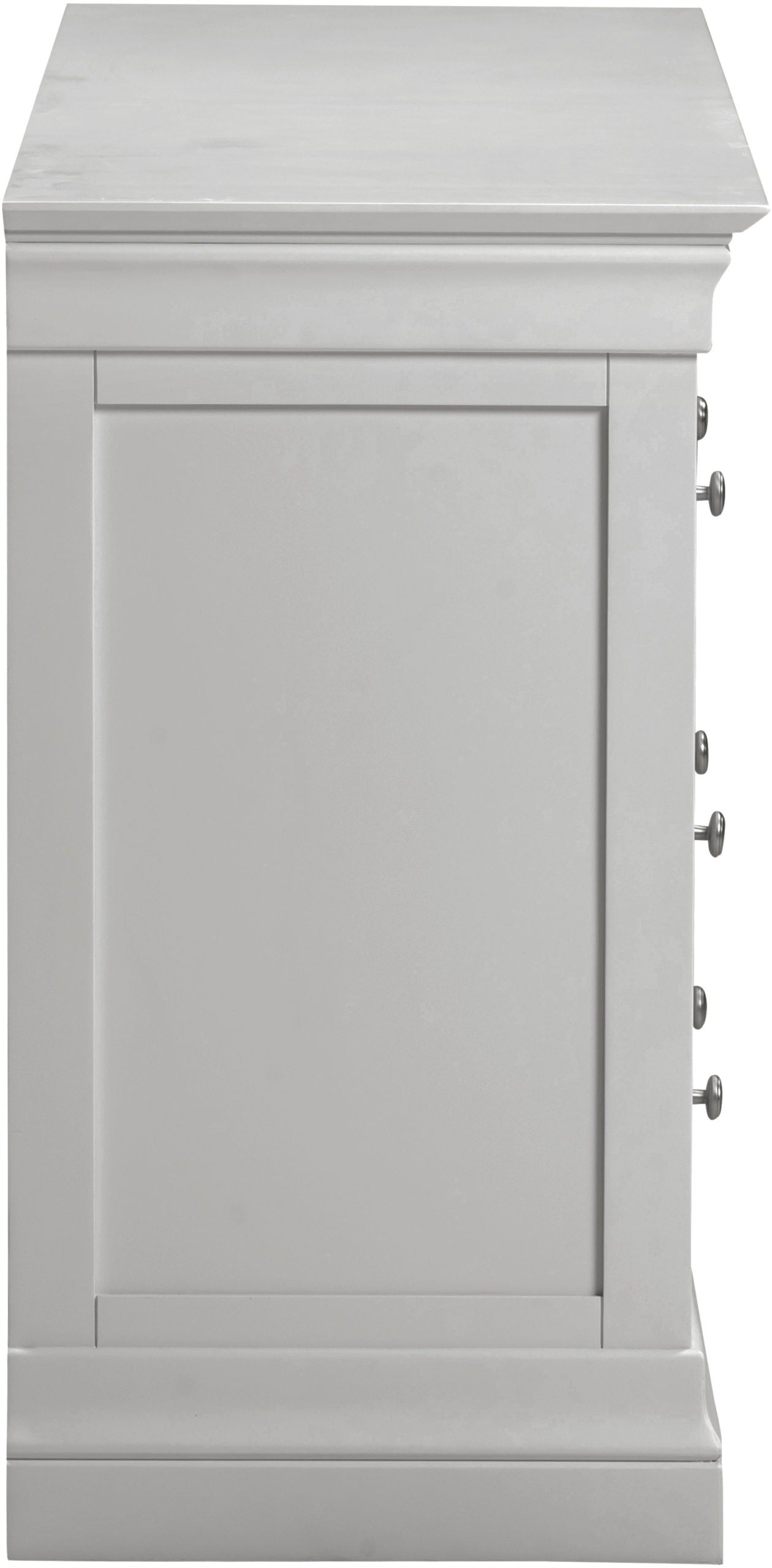 Bordeaux 3+2 Drawer Chest - Pebble Grey