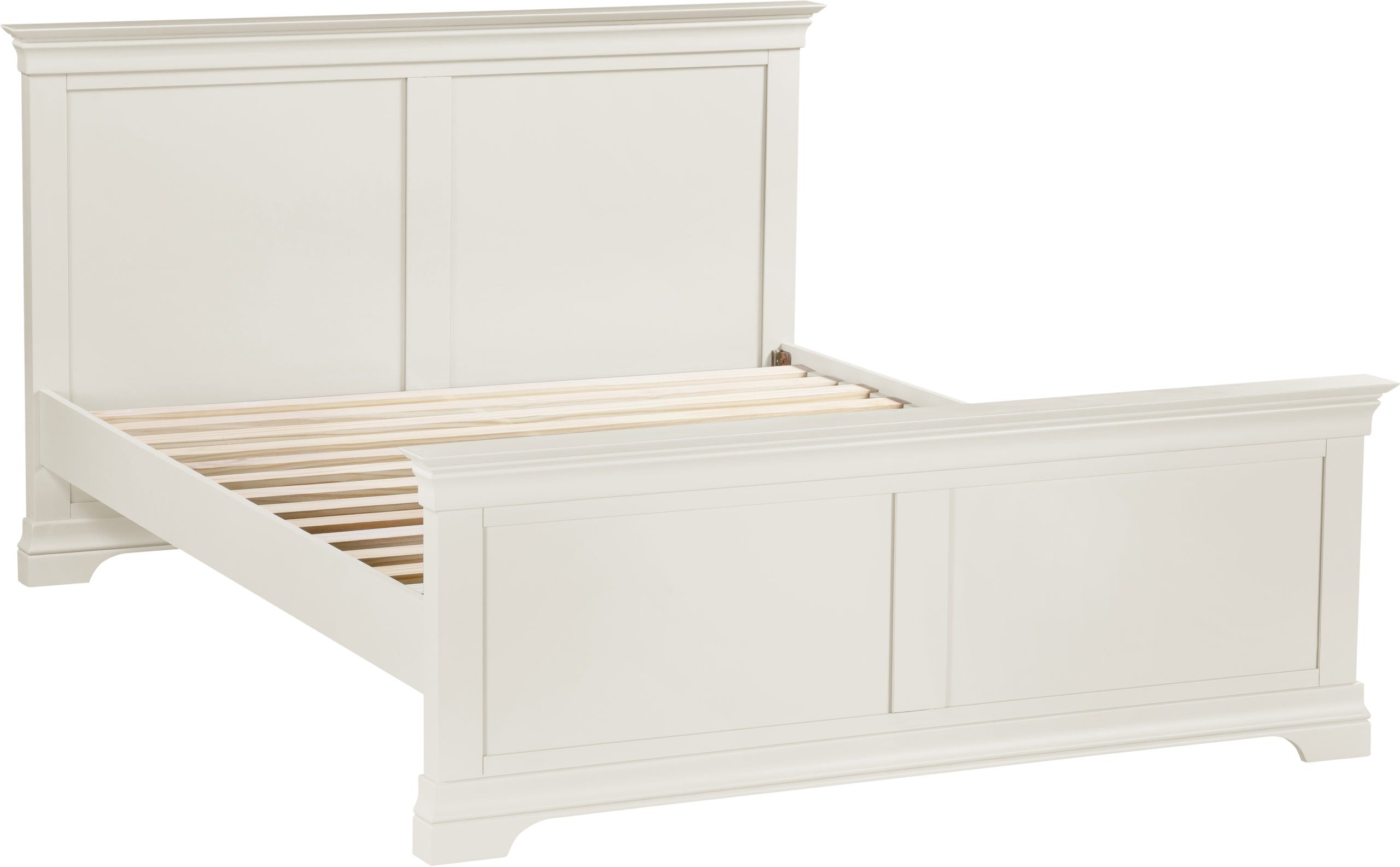 Bordeaux 5' High End Bed - Ivory