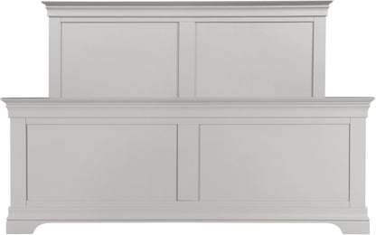 Bordeaux 5' High End Bed - Pebble Grey