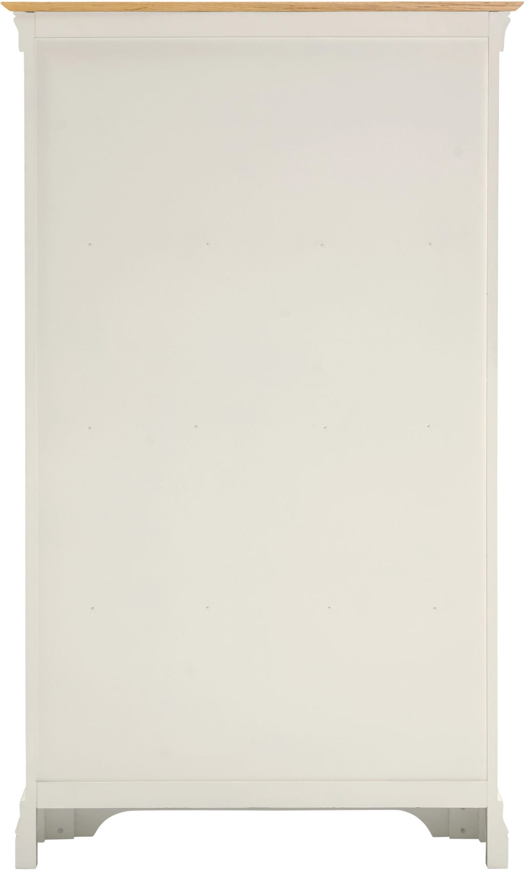 Bordeaux Bookcase - Ivory/Oak