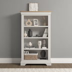 Bordeaux Bookcase - Ivory/Oak