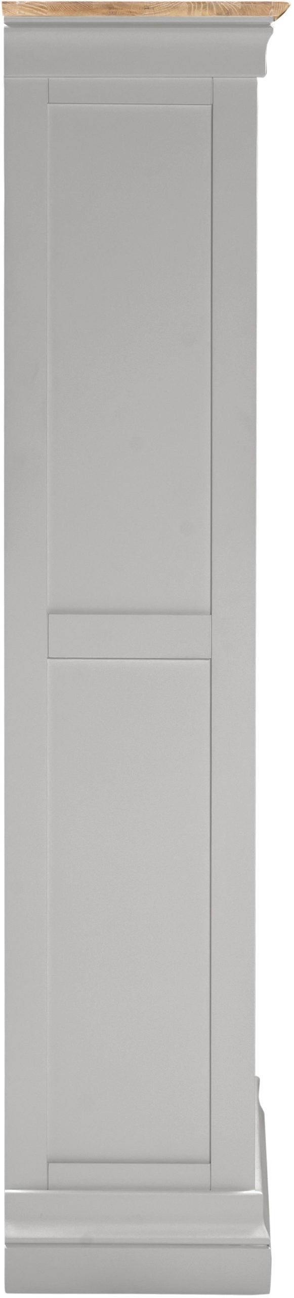 Bordeaux Bookcase - Pebble Grey/Oak