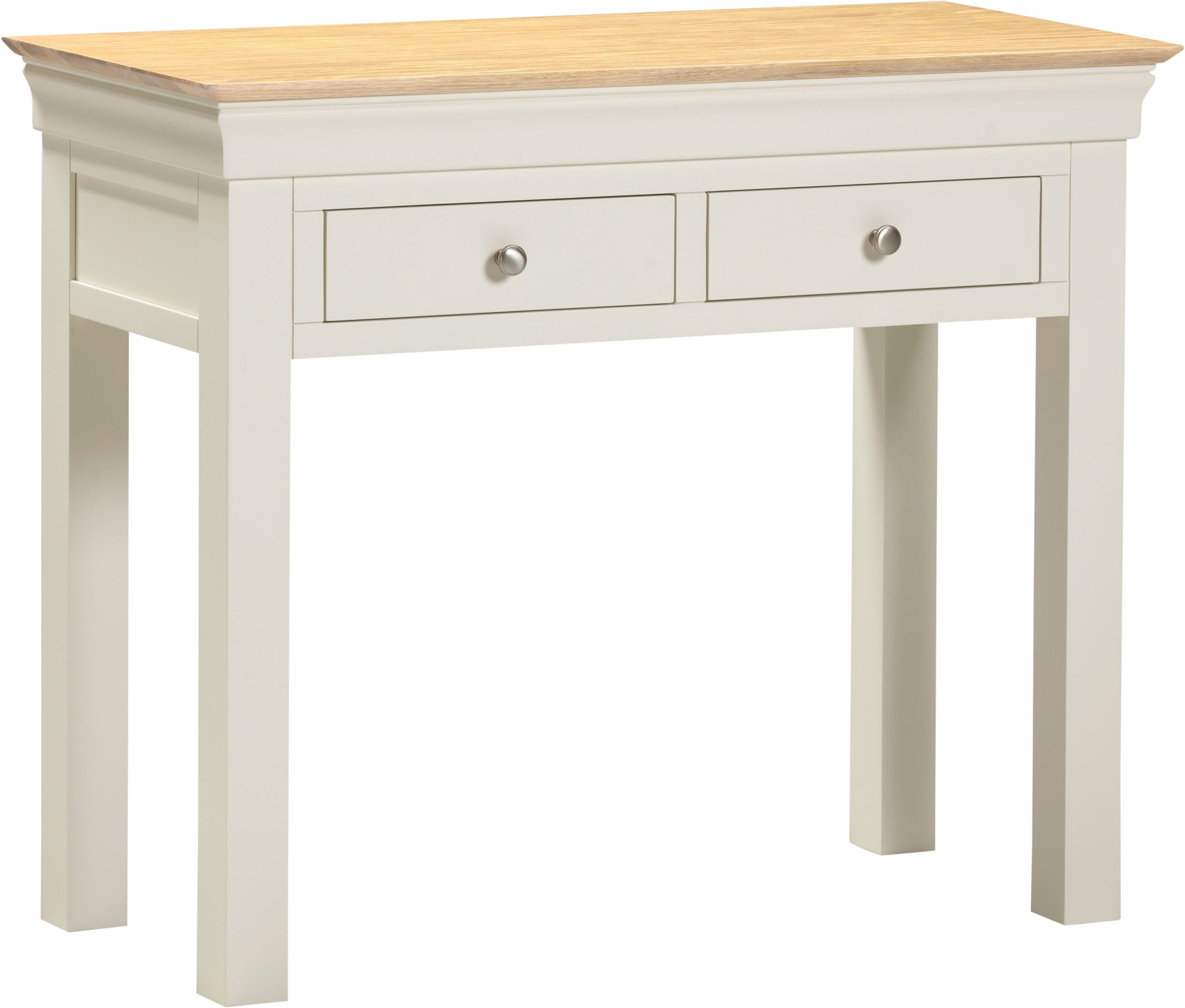Bordeaux Console Table - Ivory/Oak
