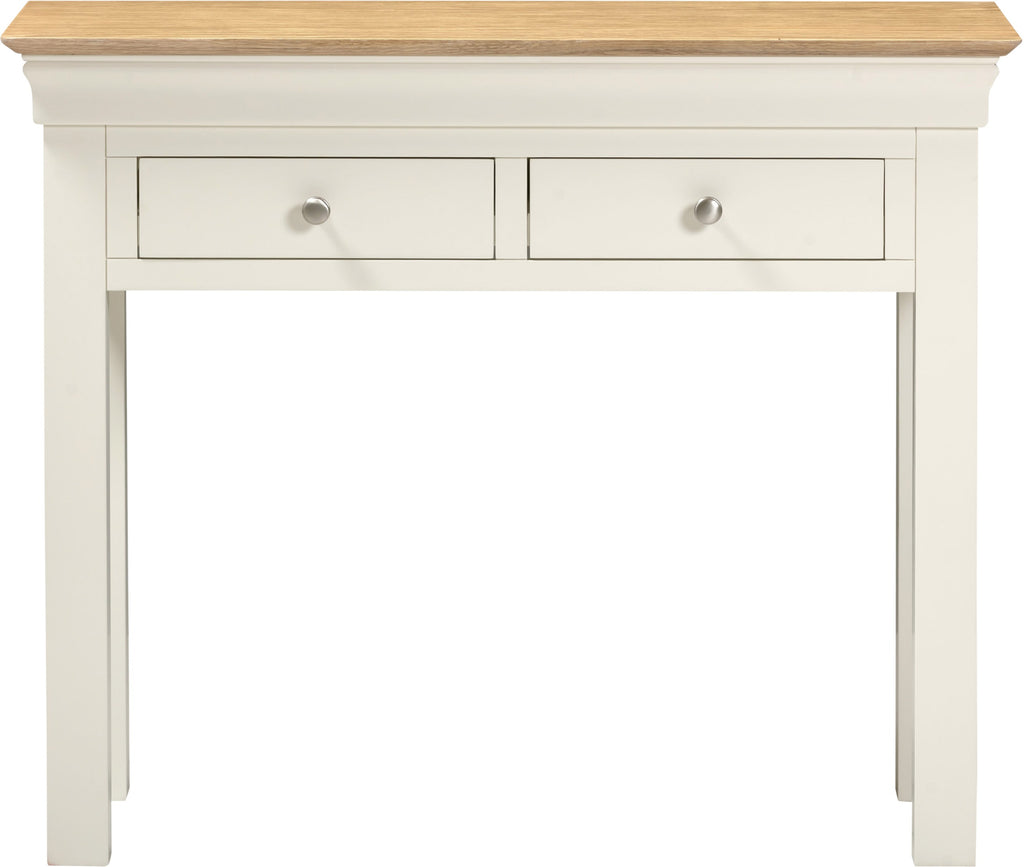 Bordeaux Console Table - Ivory/Oak