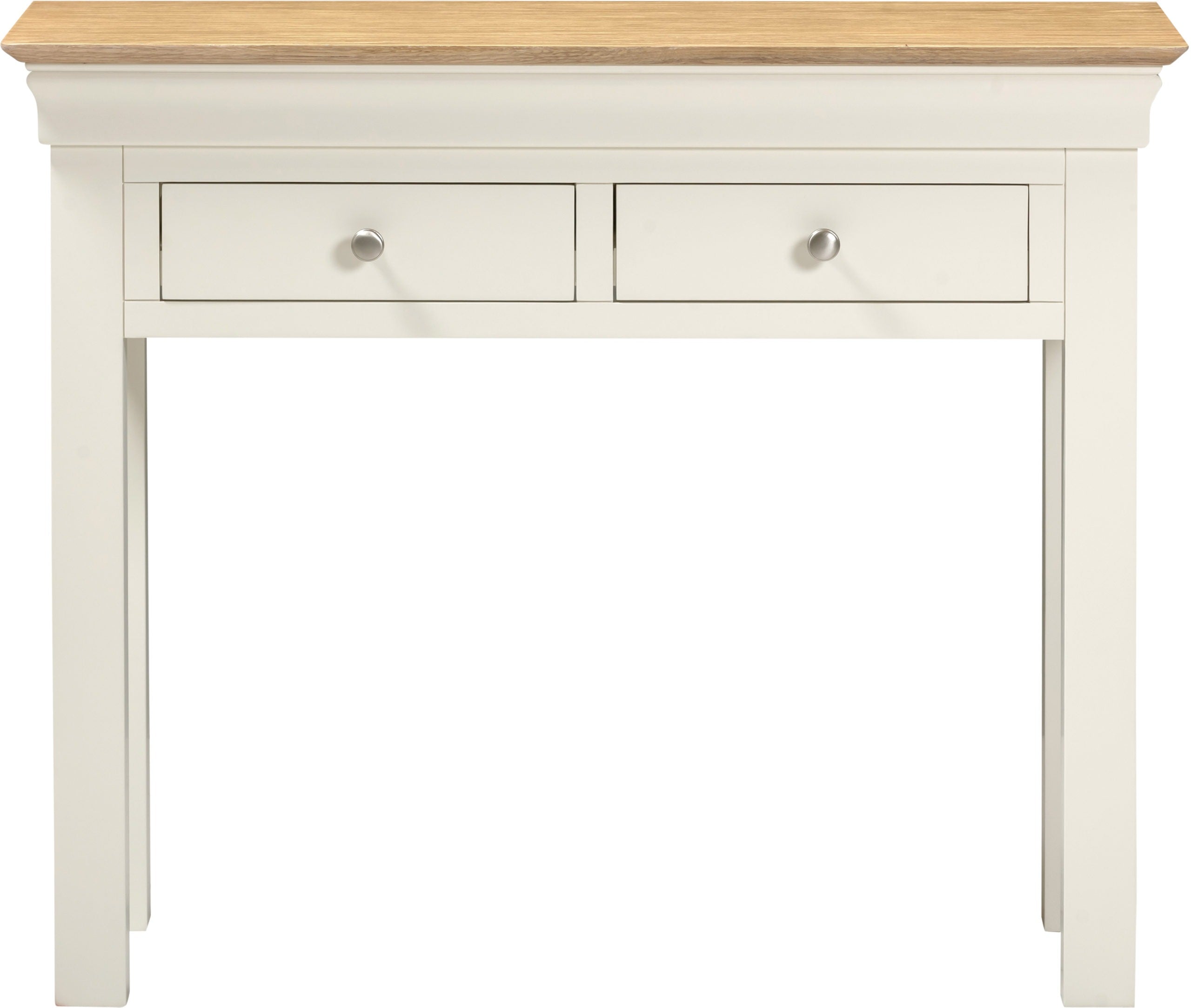 Bordeaux Console Table - Ivory/Oak