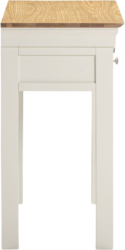 Bordeaux Console Table - Ivory/Oak
