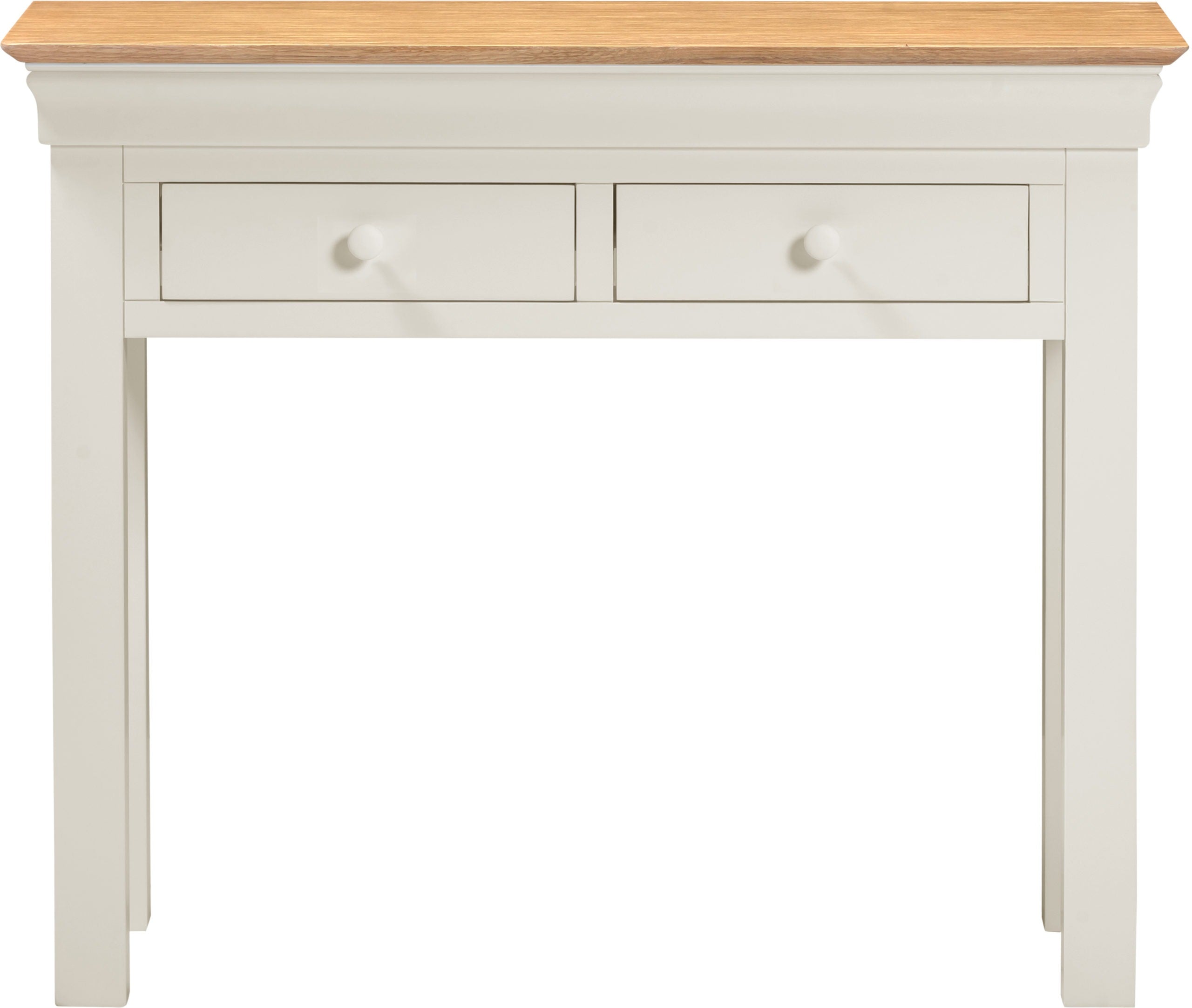 Bordeaux Console Table - Ivory/Oak