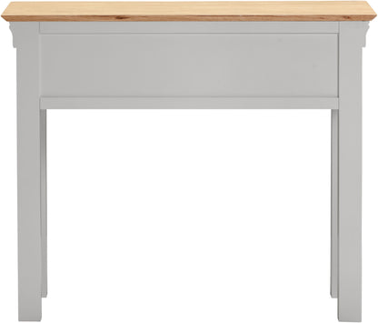Bordeaux Console Table - Pebble Grey/Oak