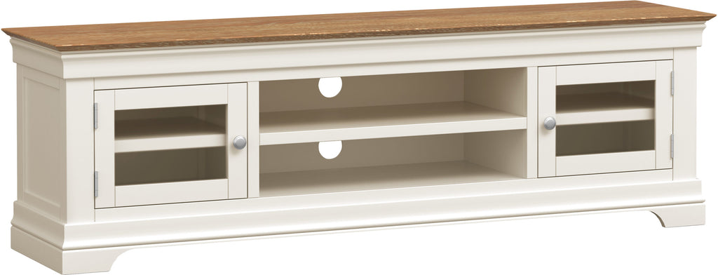 Bordeaux Tv Stand - Ivory/Oak