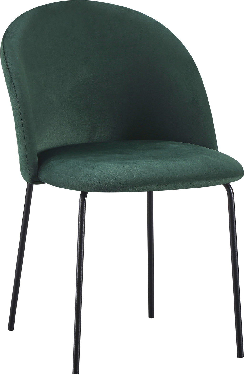 Boston Dining Chair (X4 Per Box) - Emerald Green Velvet