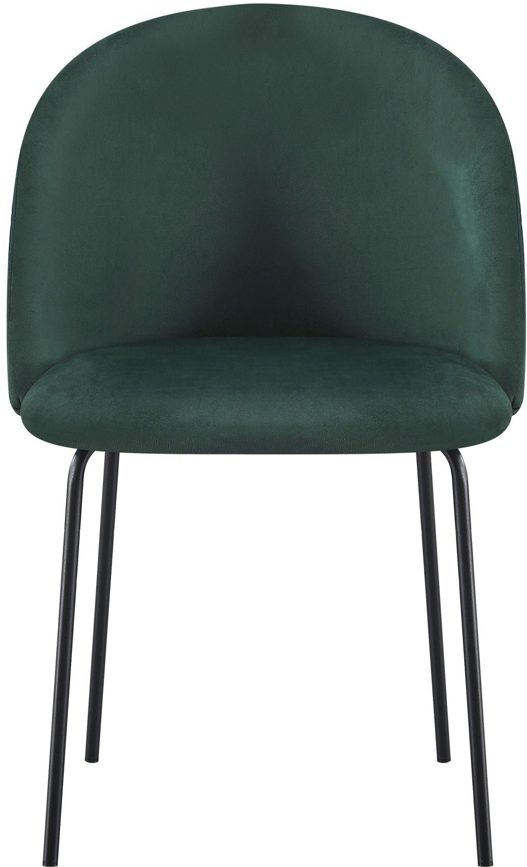 Boston Dining Chair (X4 Per Box) - Emerald Green Velvet