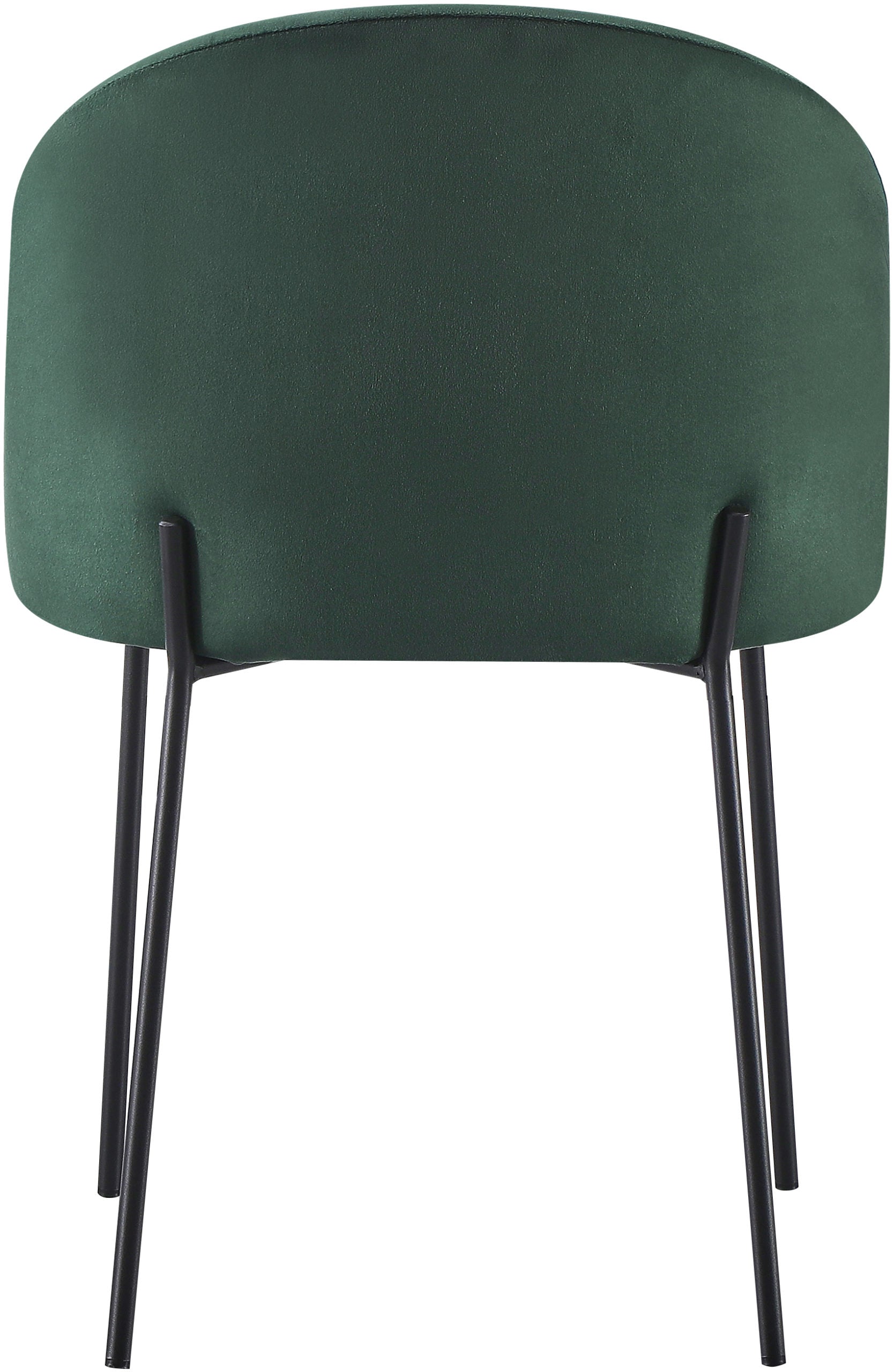 Boston Dining Chair (X4 Per Box) - Emerald Green Velvet