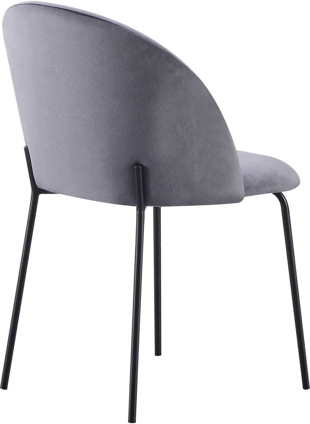 Boston Dining Chair (X4 Per Box) - Grey Velvet