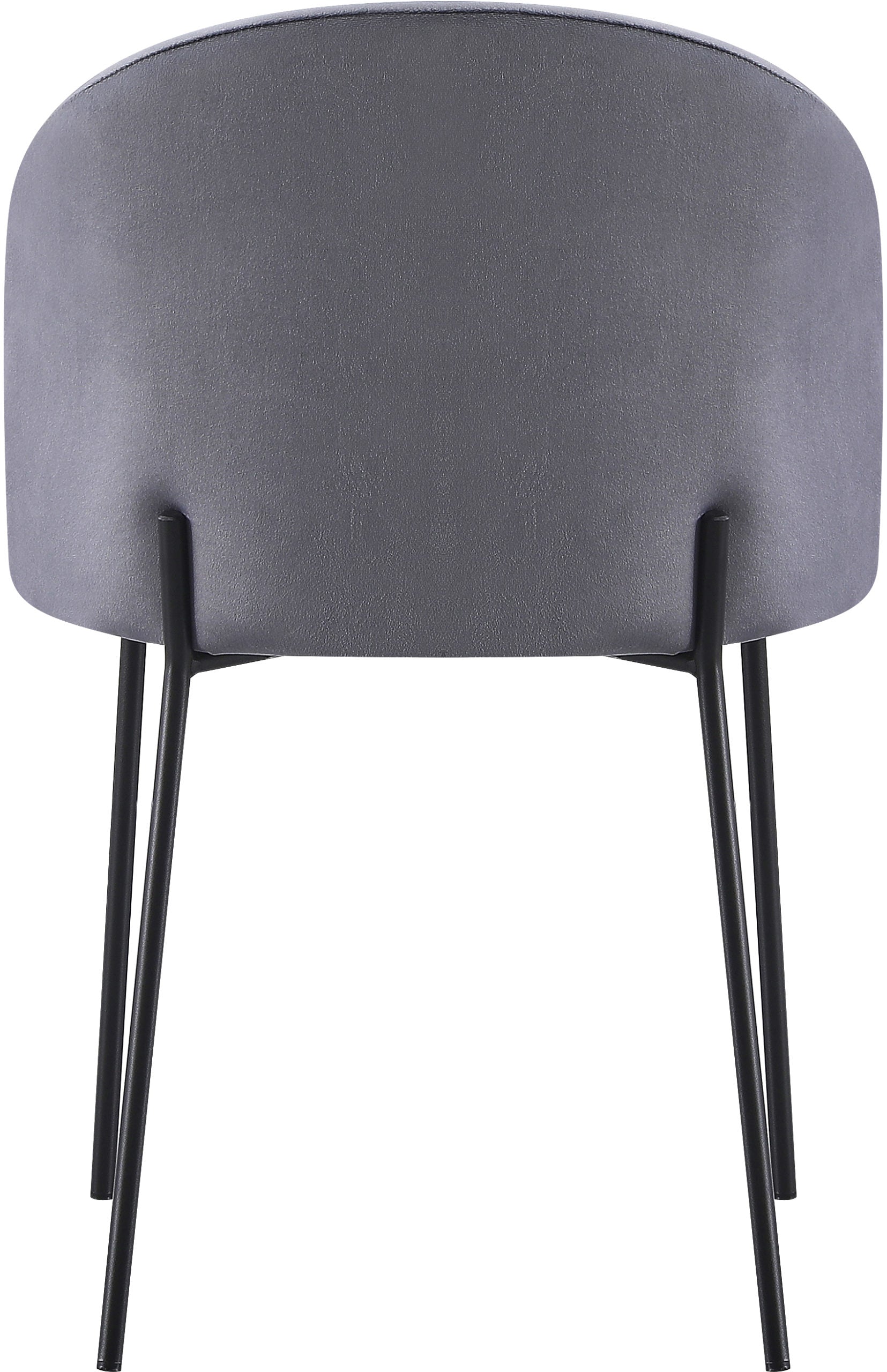 Boston Dining Chair (X4 Per Box) - Grey Velvet