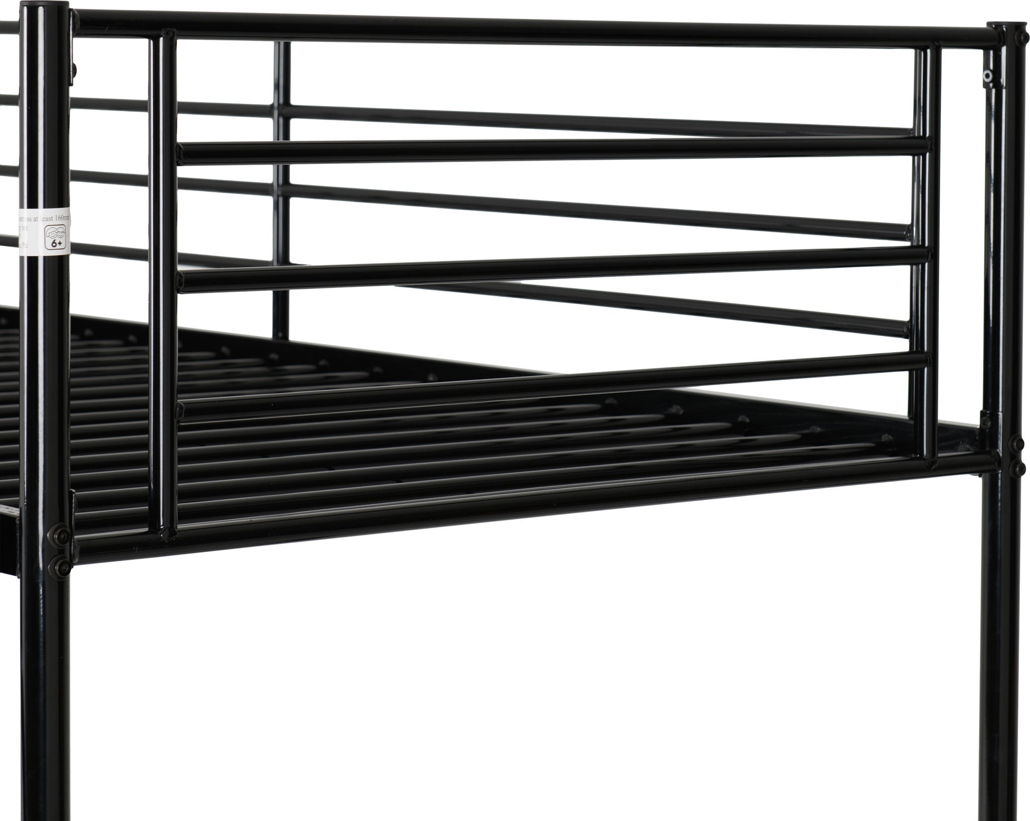 Brandon 3' Bunk Bed - Black