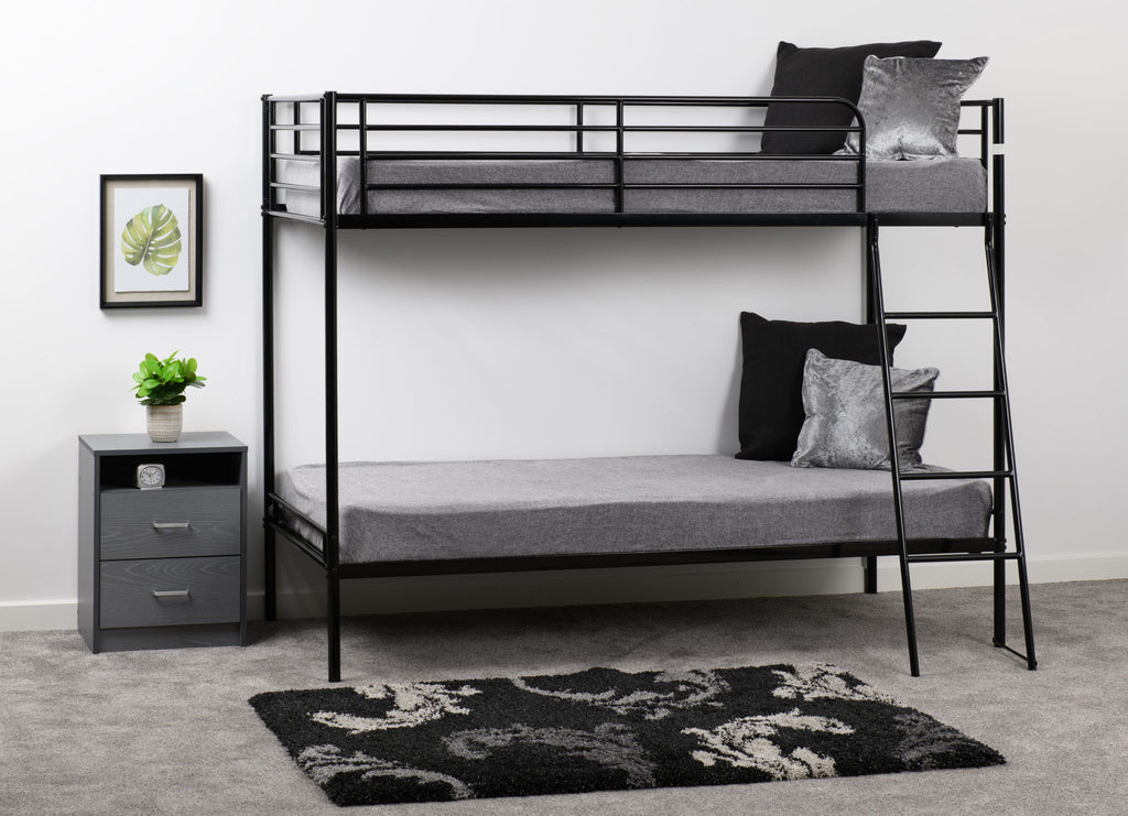 Brandon 3' Bunk Bed - Black
