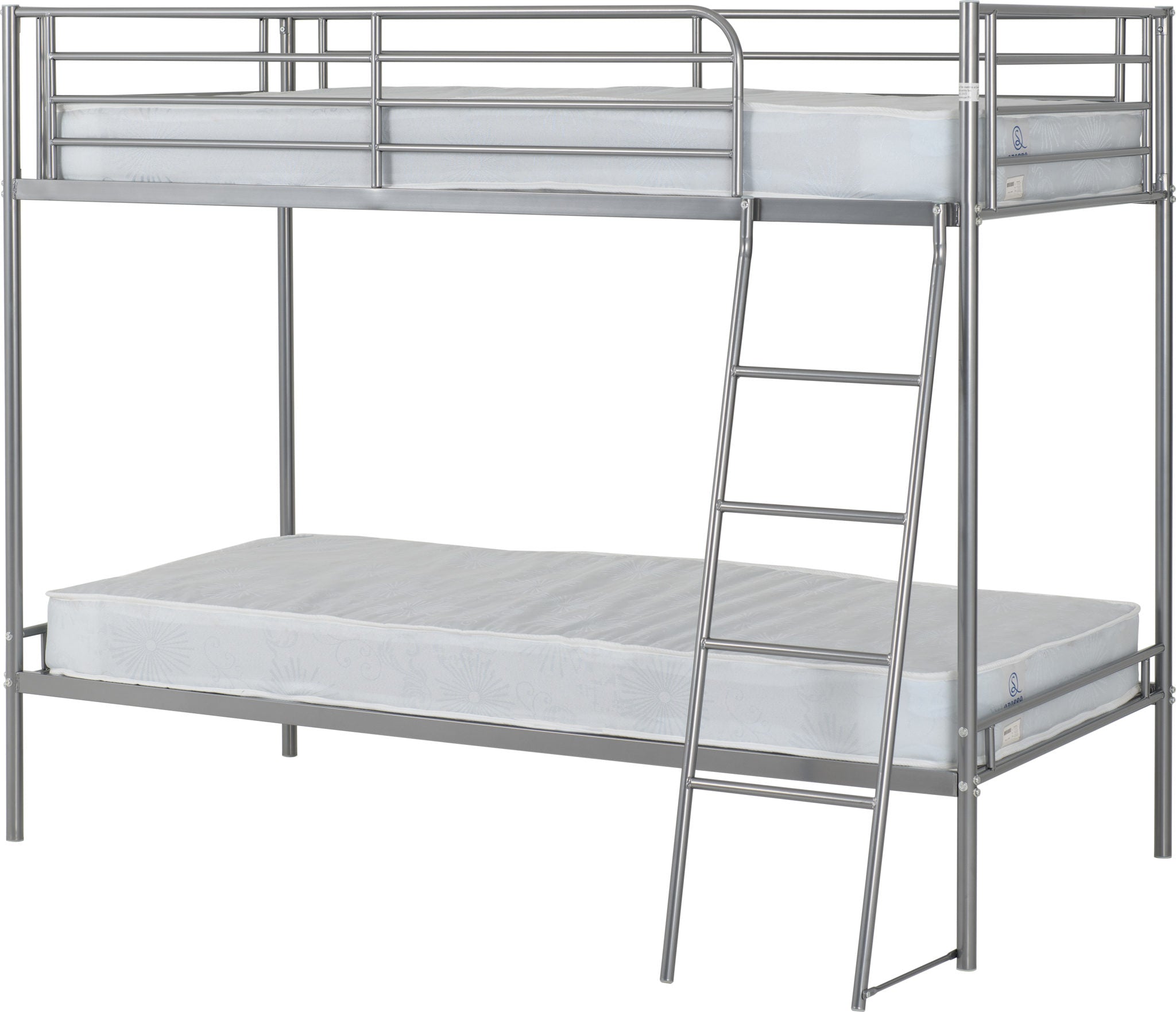 Brandon 3' Bunk Bed - Silver