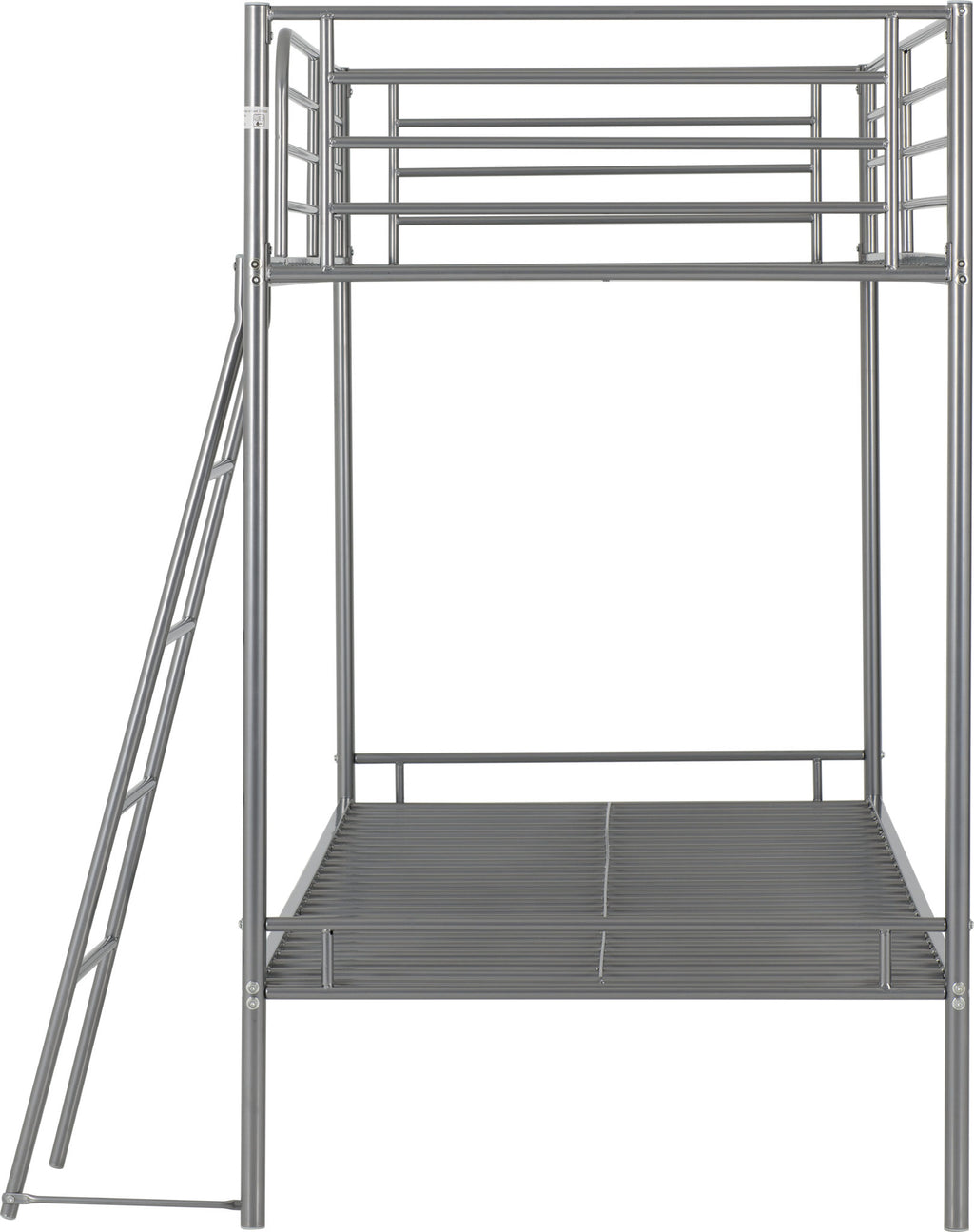 Brandon 3' Bunk Bed - Silver