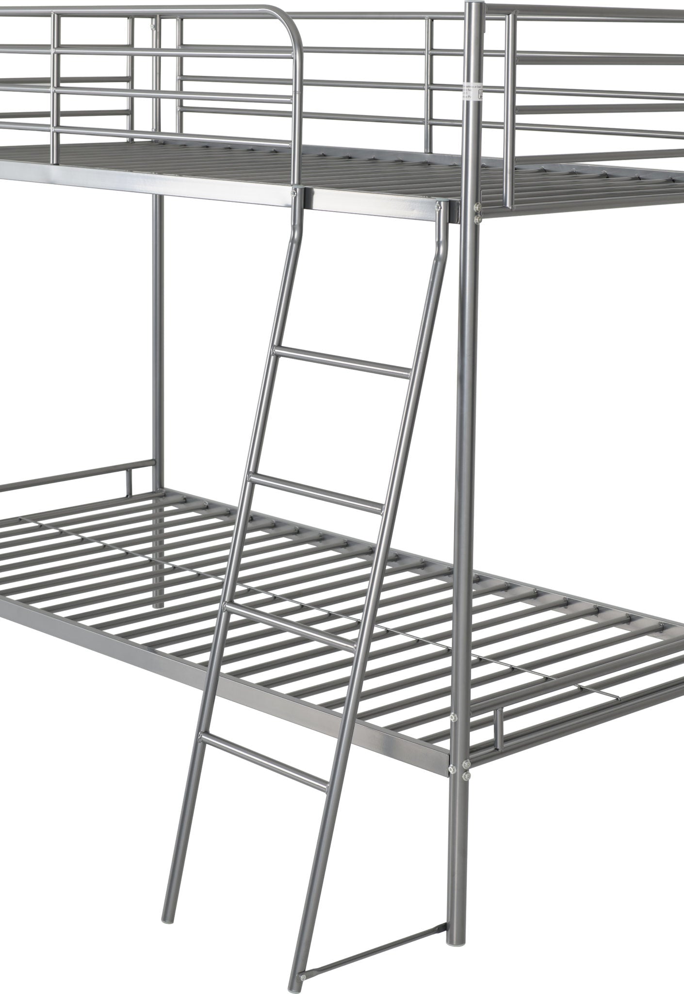 Brandon 3' Bunk Bed - Silver