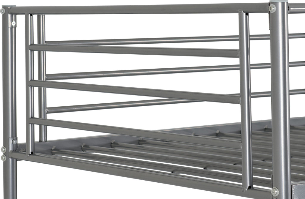 Brandon 3' Bunk Bed - Silver