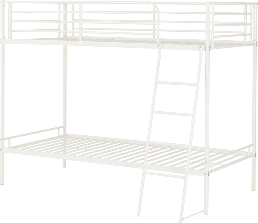 Brandon 3' Bunk Bed - White