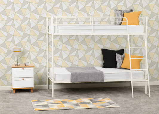 Brandon 3' Bunk Bed - White