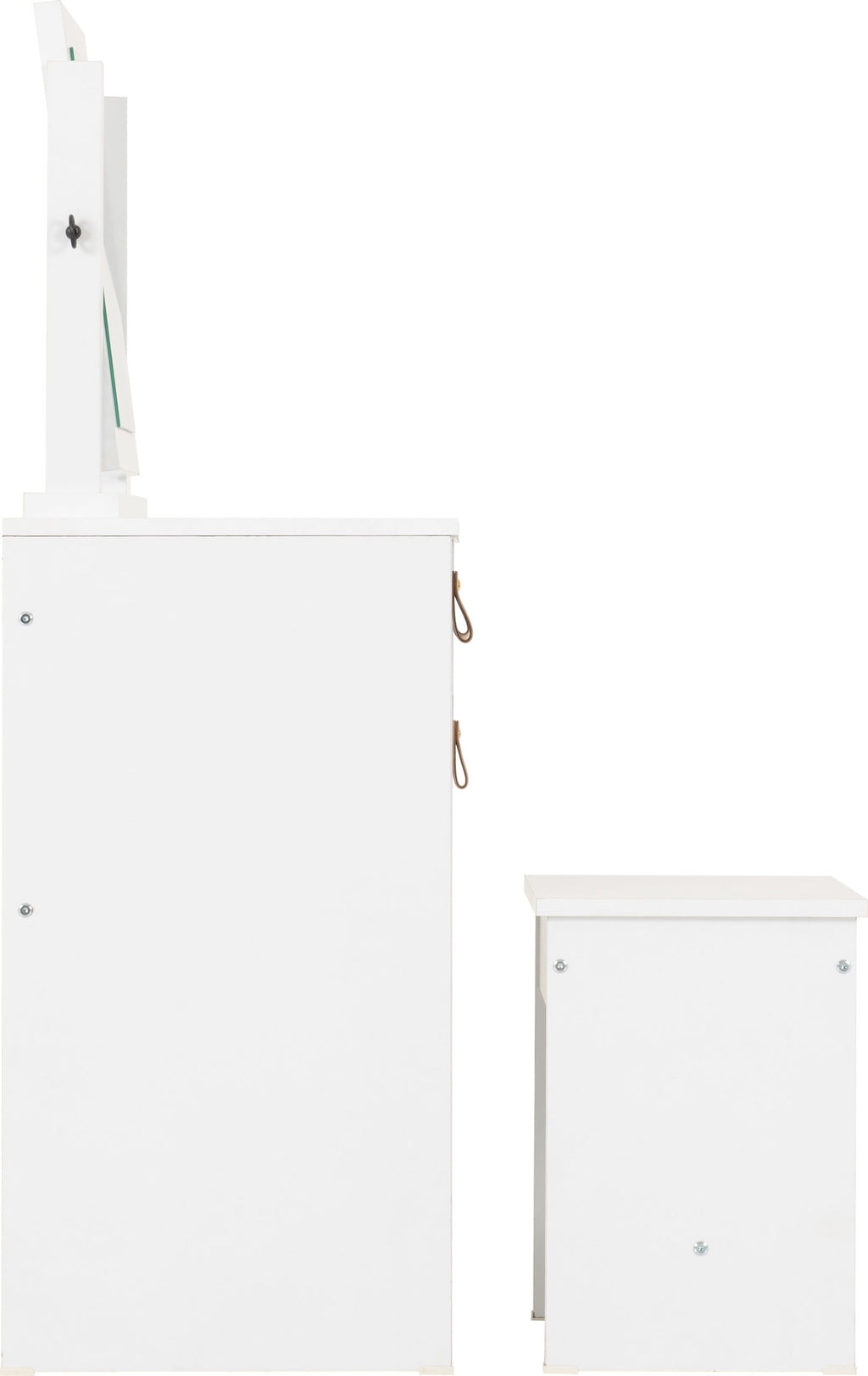 Brooklyn Dressing Table Set - Oak Effect/Grey