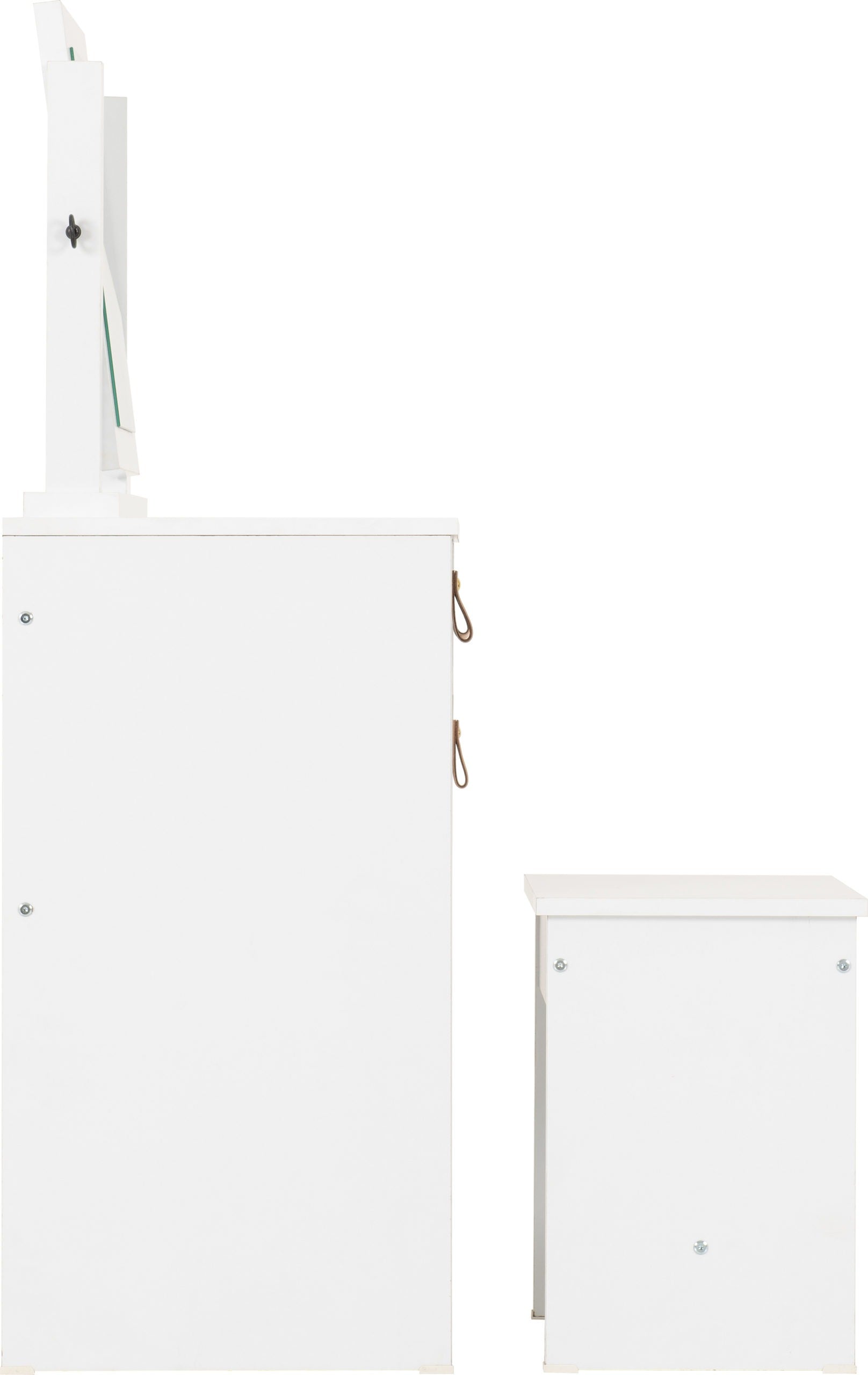 Brooklyn Dressing Table Set - Oak Effect/Grey