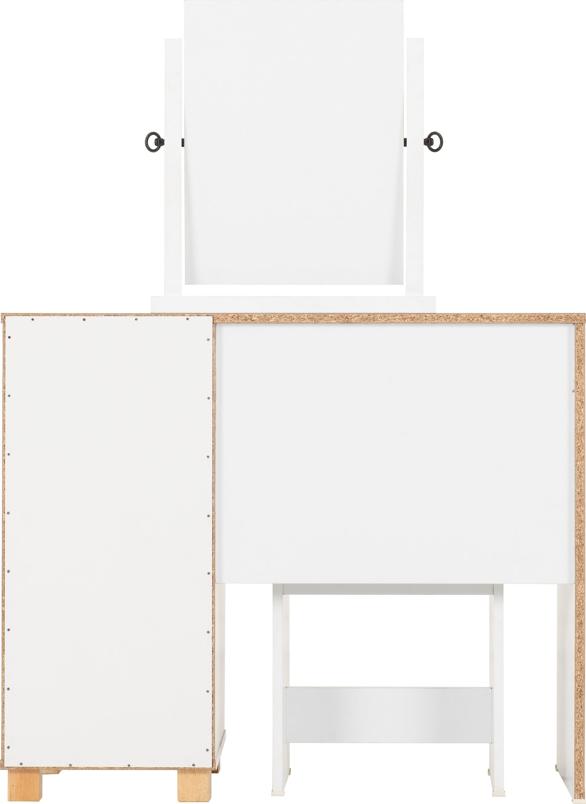 Brooklyn Dressing Table Set - Oak Effect/Grey