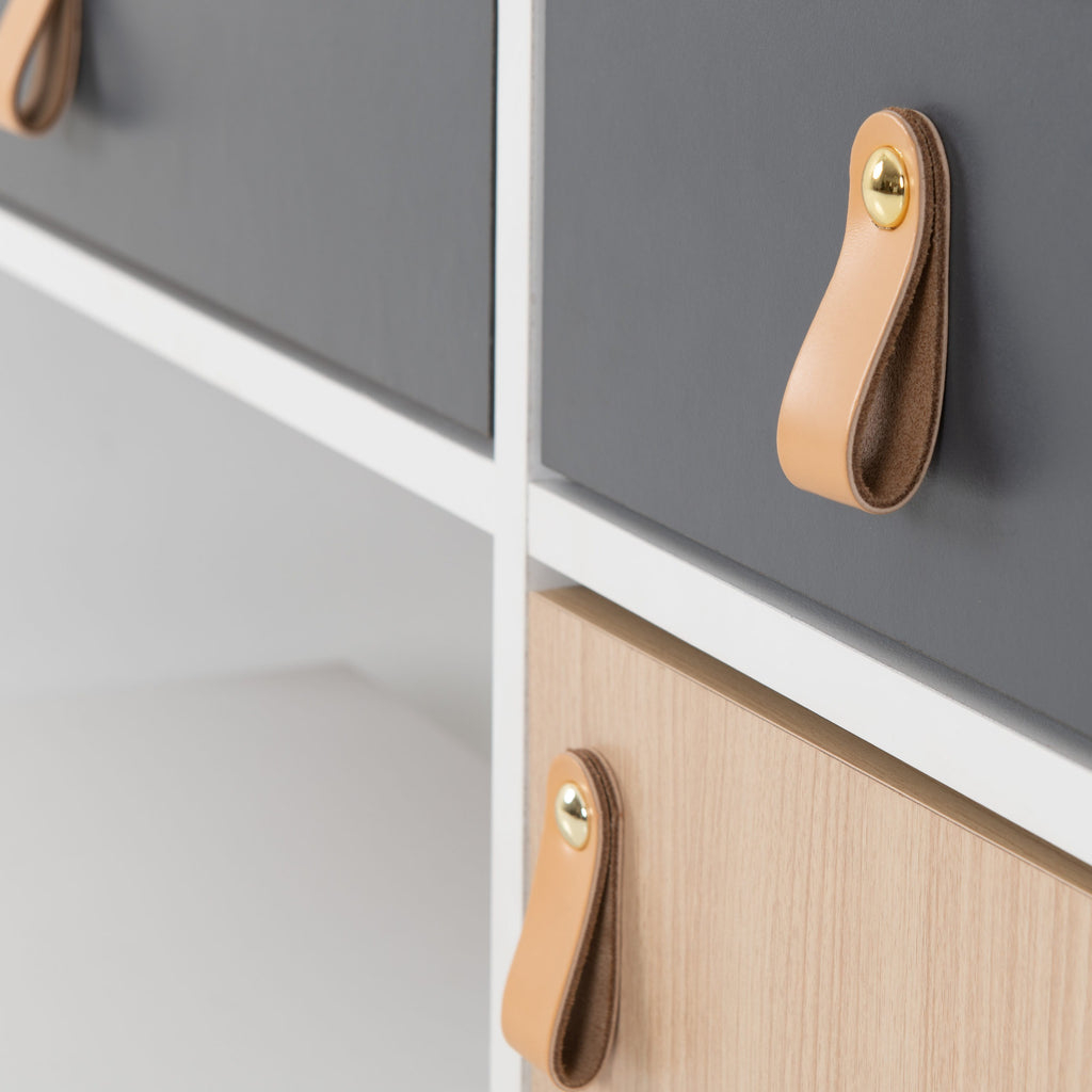 Brooklyn Dressing Table Set - Oak Effect/Grey