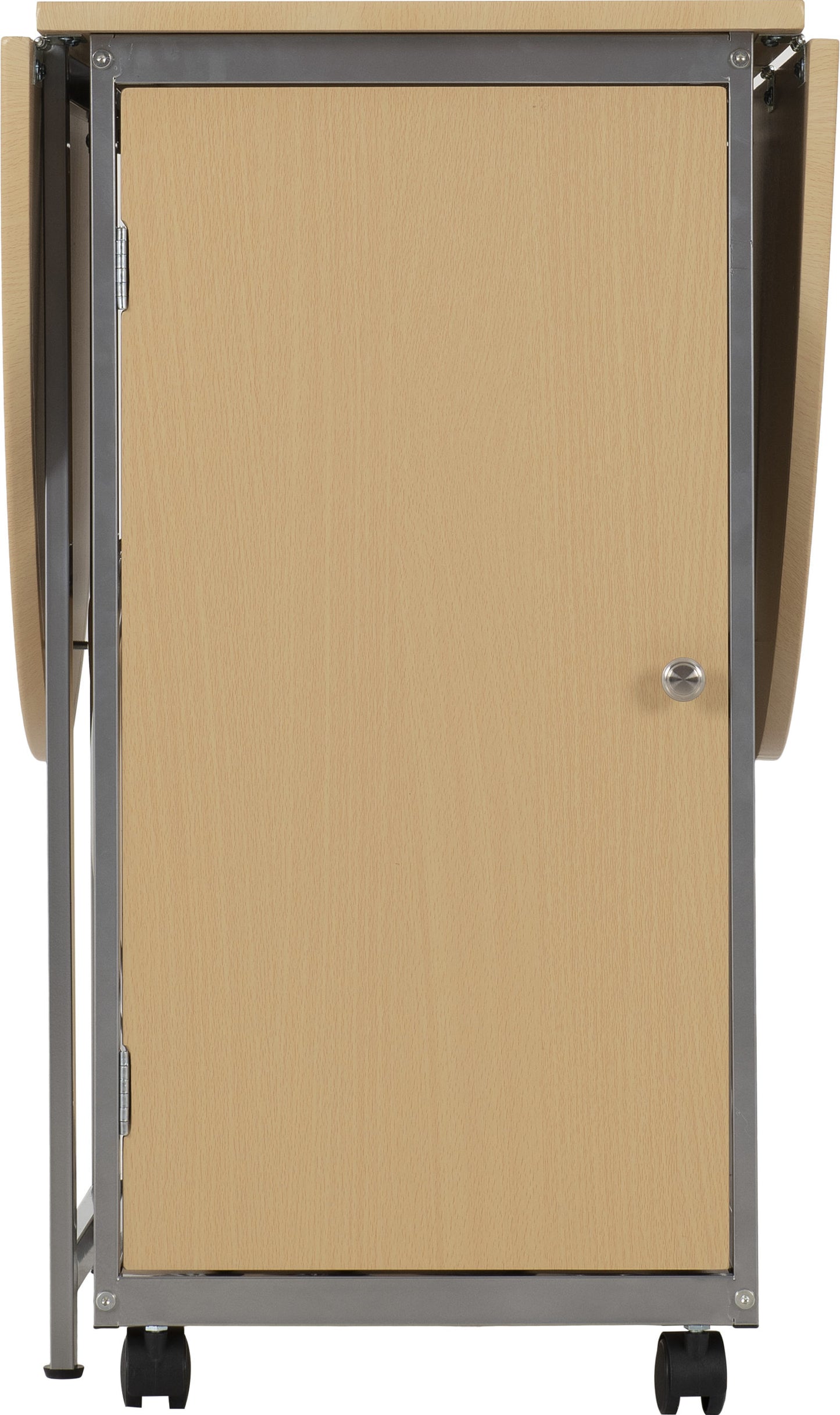 Budget Butterfly Dining Set - Beech/Silver