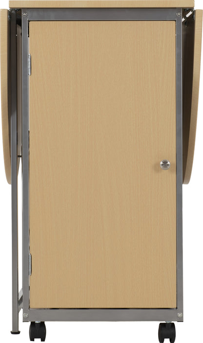 Budget Butterfly Dining Set - Beech/Silver
