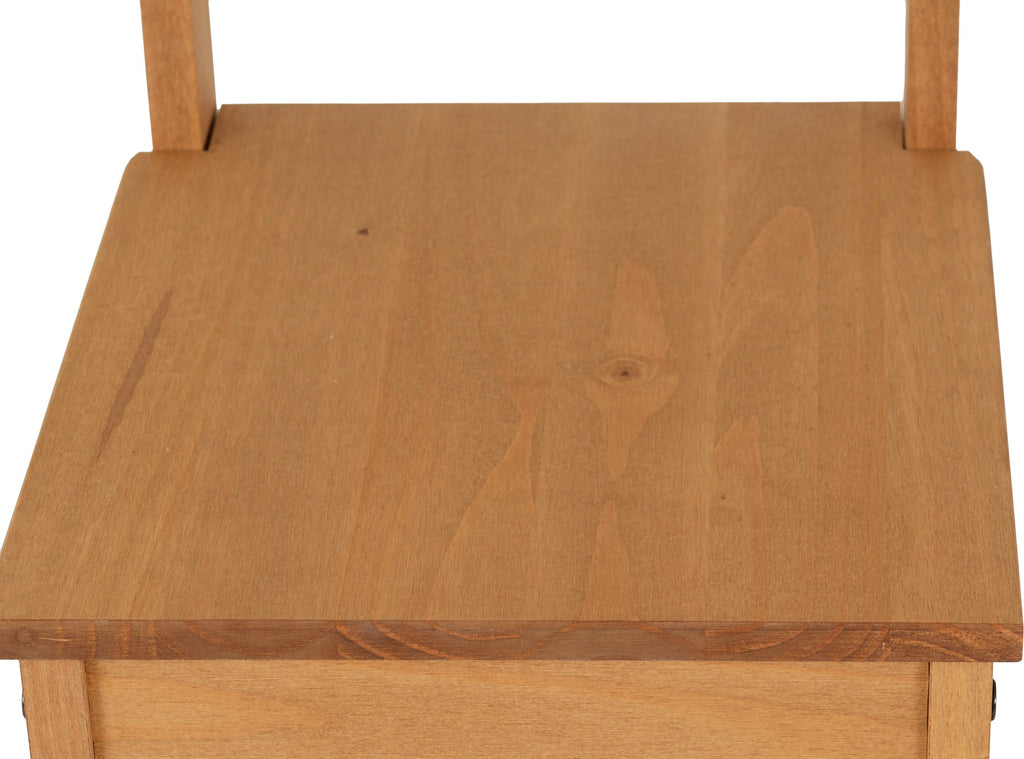 Budget Mexican Dining Chair (X2 Per Box) - Distressed Waxed Pine