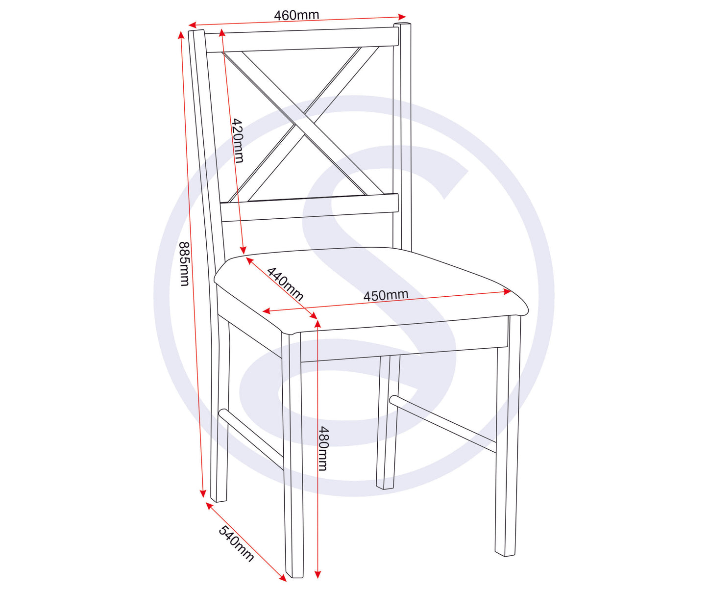 Balfour 1+4 Dining Set - White/Oak Effect/Grey Fabric