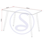 Barley Dining Table - Oak Veneer/Oak Effect