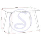 Bendal Dining Table - White/Beech